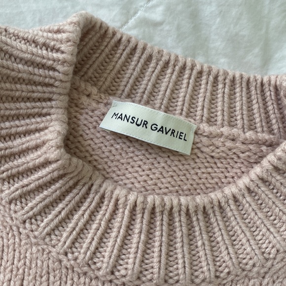 Mansur Gavriel Wool Crewneck Sweater - Picture 2 of 3